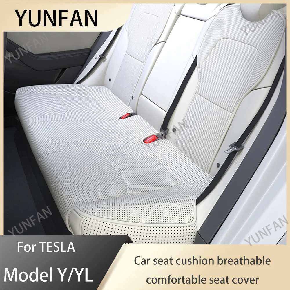 Comfortable Ventilated PU Seat Cushion, Split Rear Single Seat & Back Cover Full Kit for Tesla Model Y YL Juniper 2025+
Comfortable Ventilated PU Seat Cushion, Split Rear Single Seat & Back Cover Full Kit for Tesla Model Y YL Juniper 2025+
