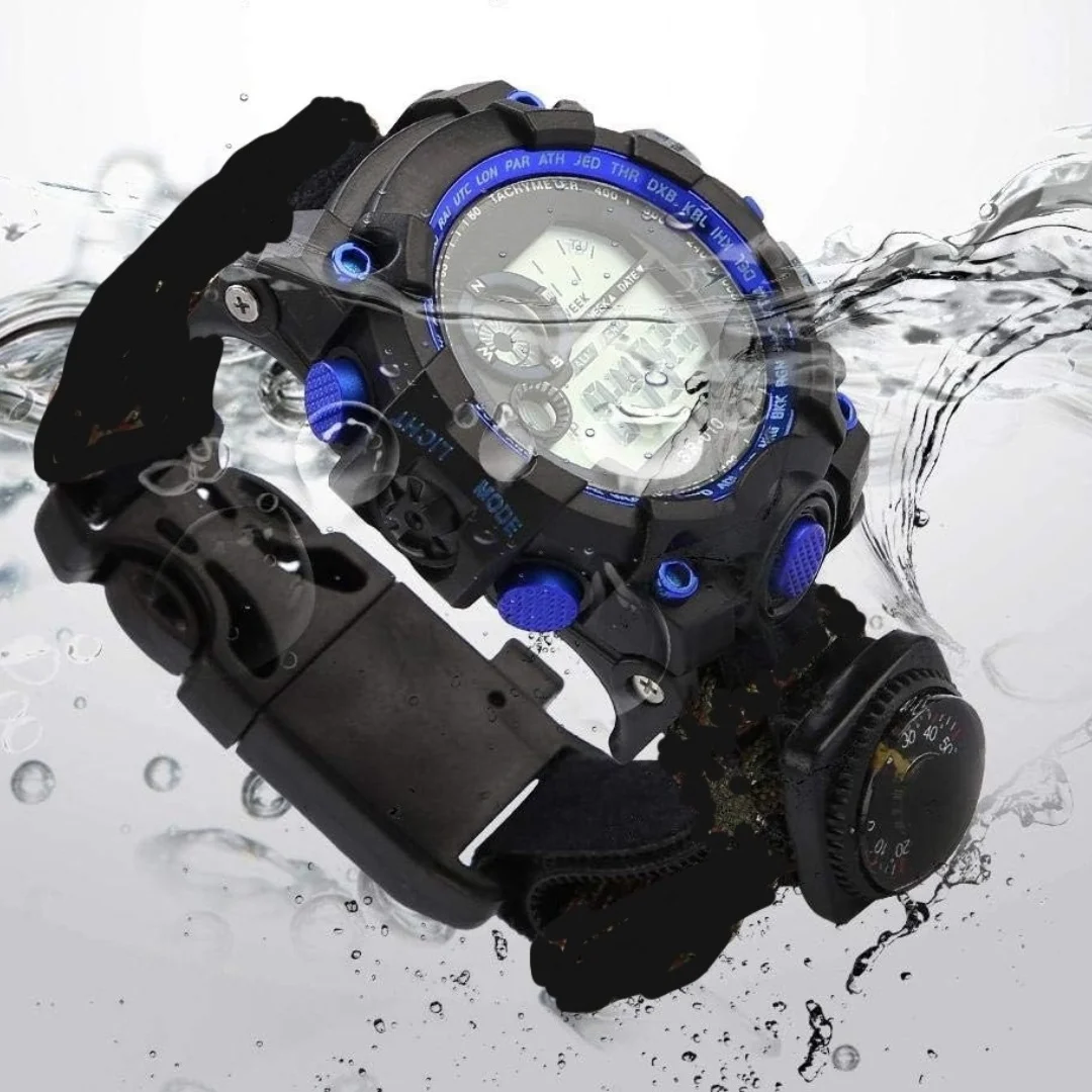 Водонепроницаемые электронные часы, многофункциональные спортивные часы с открытой кнопкой, подходящие для занятий спортом и бега
Водонепроницаемые электронные часы, многофункциональные спортивные часы с открытой кнопкой, подходящие для занятий спортом и бега