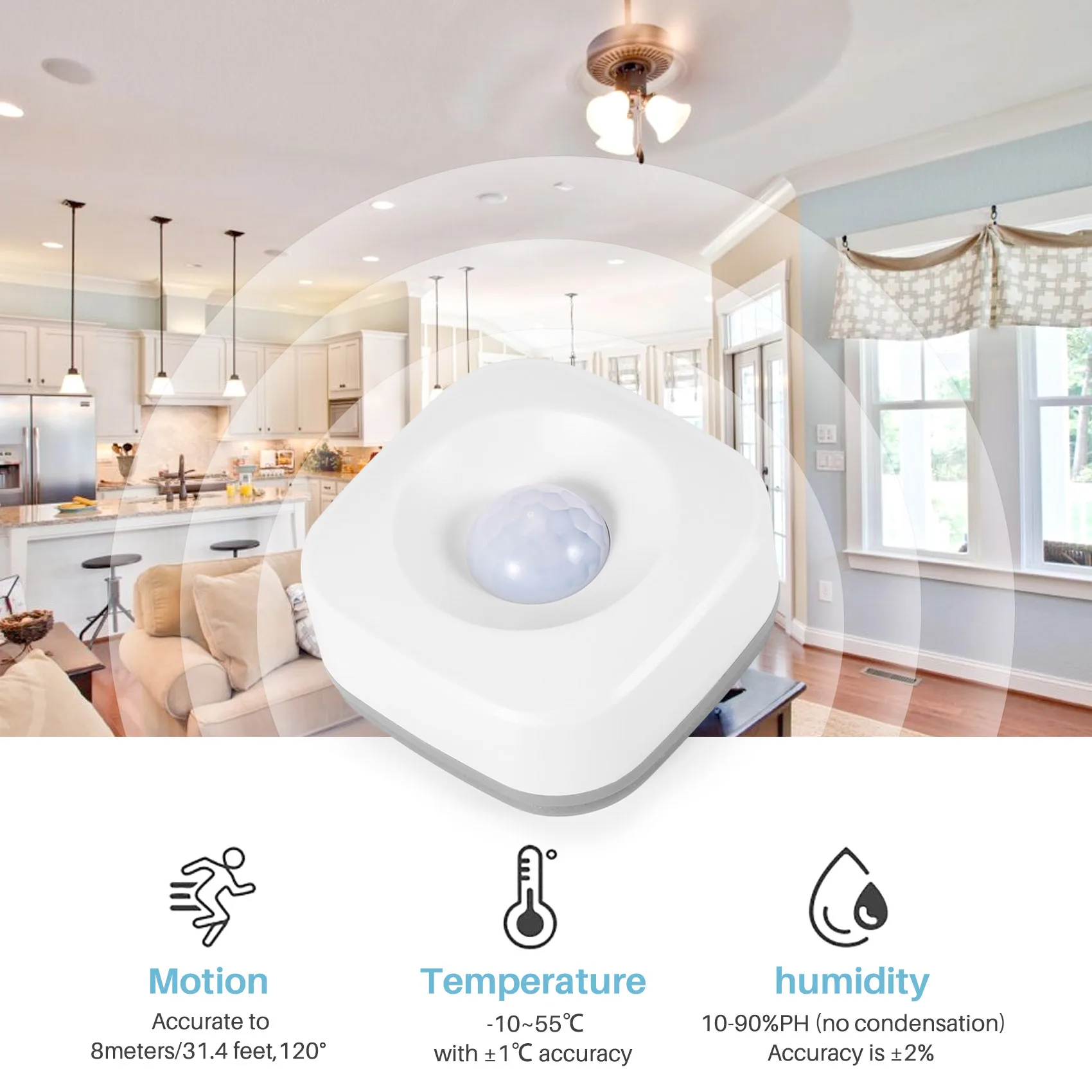 AD41-Smart ZigBee PIR-датчик движения с поддержкой Tuya Smart Life APP IFTTT для Amazon Echo 2Nd Plus работает с платформой Tuya
AD41-Smart ZigBee PIR-датчик движения с поддержкой Tuya Smart Life APP IFTTT для Amazon Echo 2Nd Plus работает с платформой Tuya