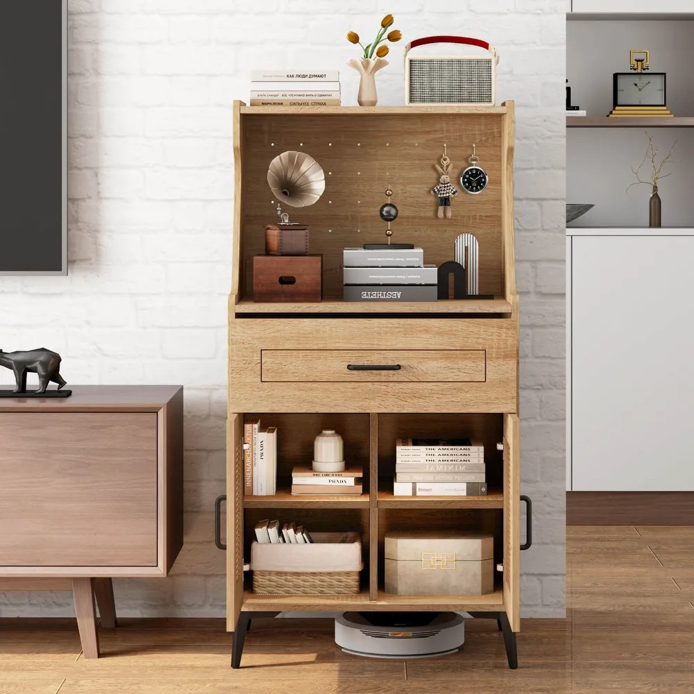 2PCS Coffee Bar Cabinet w/Pegboard Storage Drawer & Shelf Buffet Sideboard
2PCS Coffee Bar Cabinet w/Pegboard Storage Drawer & Shelf Buffet Sideboard