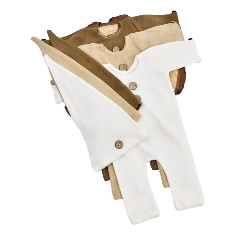 J15U 2 шт., комбинезон для новорожденных, однотонный комбинезон на пуговицах с длинной шляпой, наряды для фотосессии
J15U 2 шт., комбинезон для новорожденных, однотонный комбинезон на пуговицах с длинной шляпой, наряды для фотосессии