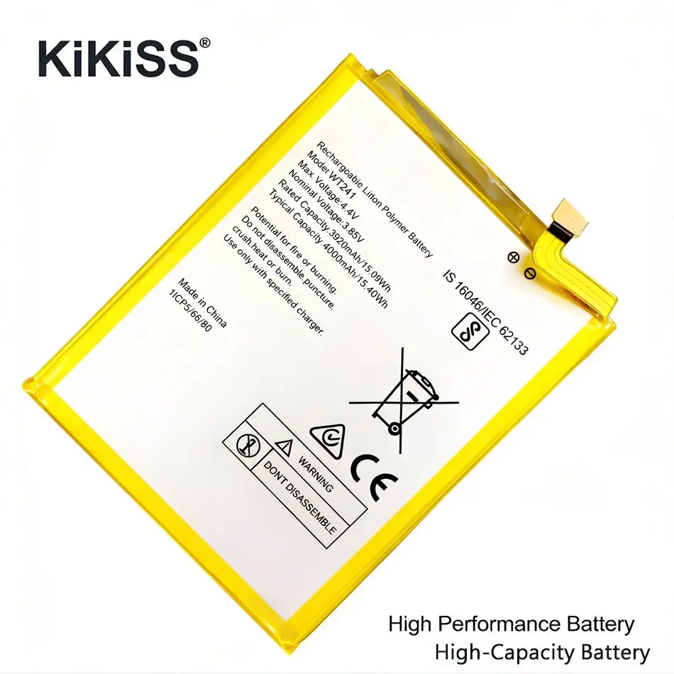 Safe WT241 4000mAh Environmentally Friendly Mobile Phone Battery For Nokia 3V
Safe WT241 4000mAh Environmentally Friendly Mobile Phone Battery For Nokia 3V