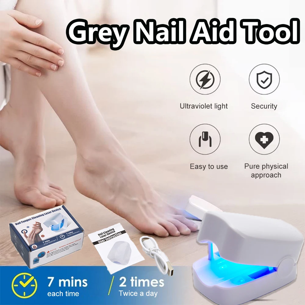 Led Nail Fungus Laser Treatment Device Usb Charging 910Nm Infrared Light 470Nm Blue Light Fingernails Toenails Foot Care Tools
Led Nail Fungus Laser Treatment Device Usb Charging 910Nm Infrared Light 470Nm Blue Light Fingernails Toenails Foot Care Tools