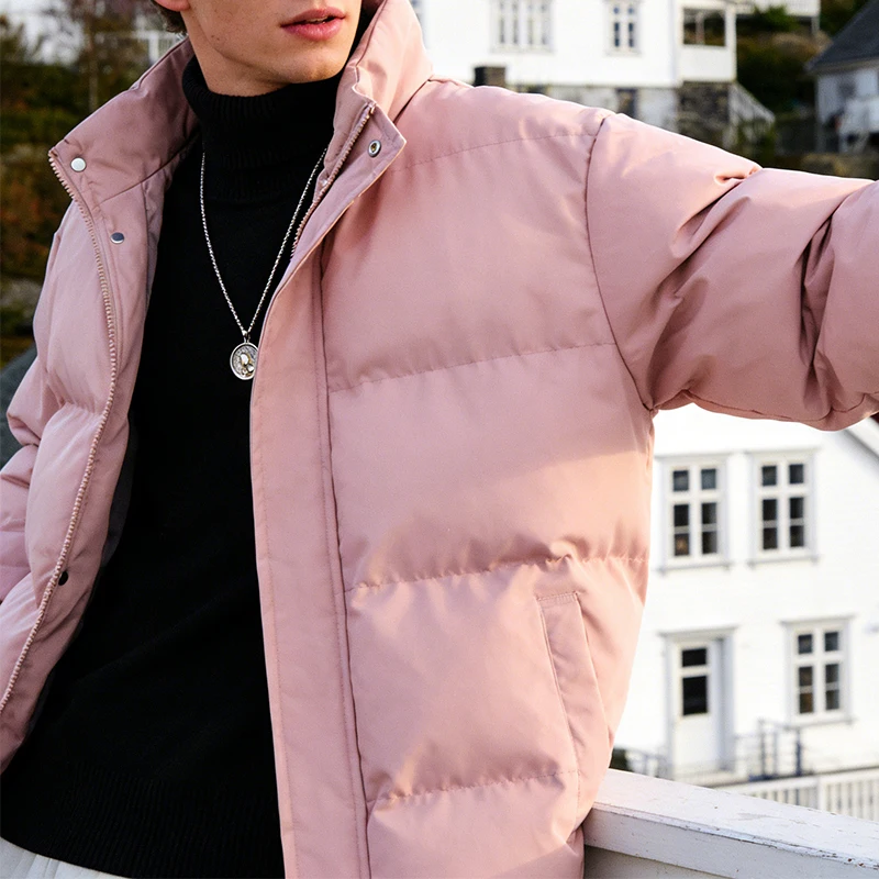 Стильные мужские однотонные пуховики для зимы, повседневные, на молнии, с воротником-стойкой, уличная винтажная верхняя одежда
Стильные мужские однотонные пуховики для зимы, повседневные, на молнии, с воротником-стойкой, уличная винтажная верхняя одежда