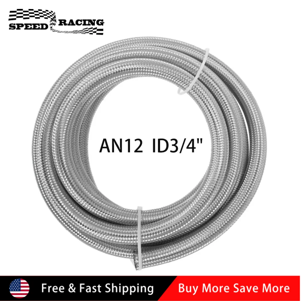 Высококачественный топливный шланг AN12 3/4 дюйма, плетеный из нейлона и нержавеющей стали CPE, масло, топливо-газ для топлива, дизельного масла, гидравлический серебристый
Высококачественный топливный шланг AN12 3/4 дюйма, плетеный из нейлона и нержавеющей стали CPE, масло, топливо-газ для топлива, дизельного масла, гидравлический серебристый