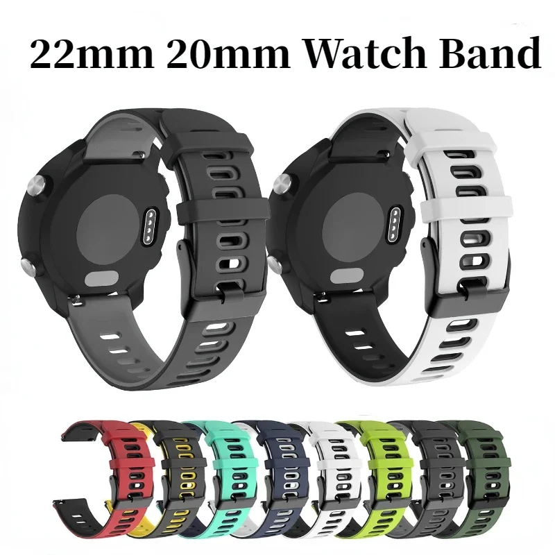 22mm 20mm Watch Strap For Samsung Galaxy watch 3/4/5/Active2 Huawei Watch3/GT Two Tone Silicone Bracelet For Amazfit GTR/Stratos
22mm 20mm Watch Strap For Samsung Galaxy watch 3/4/5/Active2 Huawei Watch3/GT Two Tone Silicone Bracelet For Amazfit GTR/Stratos