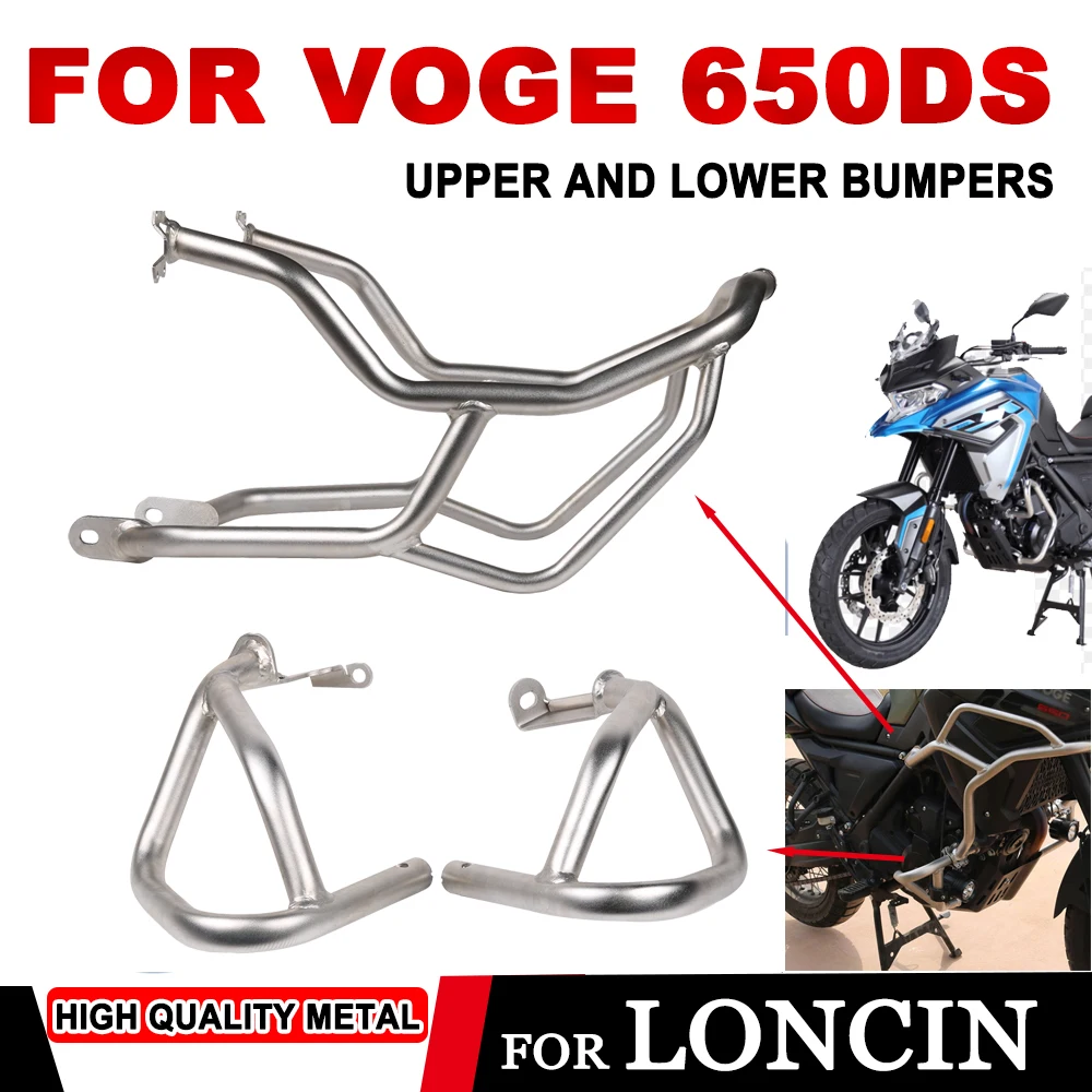 Motorcycle Highway Crash Bar Siamese Engine Bumper Guard Crash Bars Protector Sliders Frame For Voge 650DS 650 DS 2020 2021 2022
Motorcycle Highway Crash Bar Siamese Engine Bumper Guard Crash Bars Protector Sliders Frame For Voge 650DS 650 DS 2020 2021 2022
