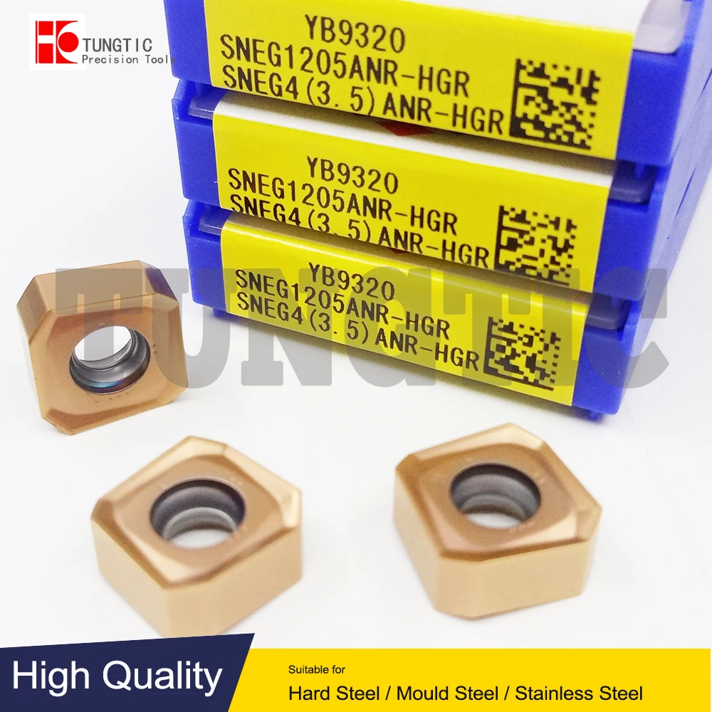 SNEG1205ANR-HGR YB9320 SNEG4(3.5)ANR-HGR SNEG 1205 ANR-HGR Carbide Tools Turning Cutter Lathe Inserts Machining Metal
SNEG1205ANR-HGR YB9320 SNEG4(3.5)ANR-HGR SNEG 1205 ANR-HGR Carbide Tools Turning Cutter Lathe Inserts Machining Metal