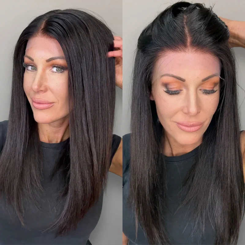 Бесклеевой темно-кравато-коричневый мелирование Balayage Роскошный синтетический парик спереди 16-дюймовый прямой парик боб для белых и черных женщин
Бесклеевой темно-кравато-коричневый мелирование Balayage Роскошный синтетический парик спереди 16-дюймовый прямой парик боб для белых и черных женщин