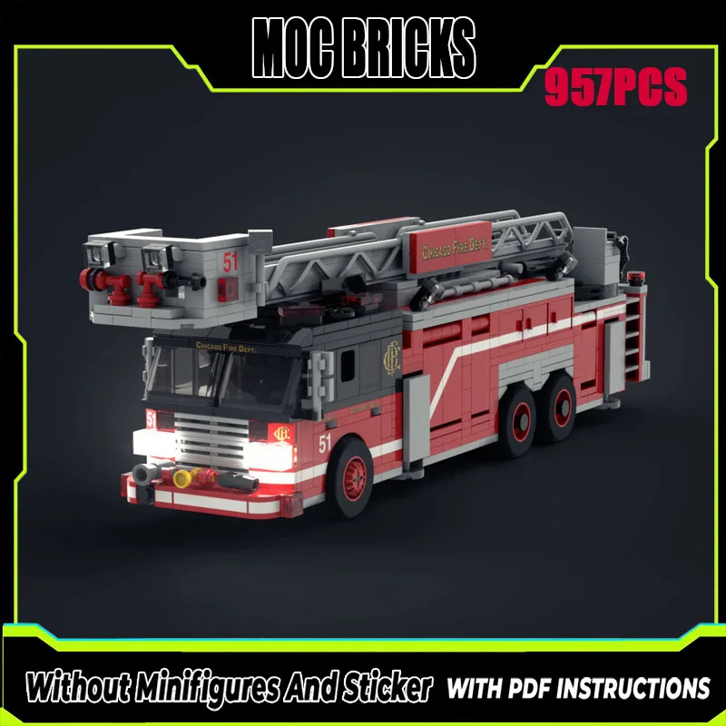 New MOC Building Blocks Model City Los Angeles Fire Brigade Extinguishing Train Children's Toy Gift DIY Assembly Set
New MOC Building Blocks Model City Los Angeles Fire Brigade Extinguishing Train Children's Toy Gift DIY Assembly Set