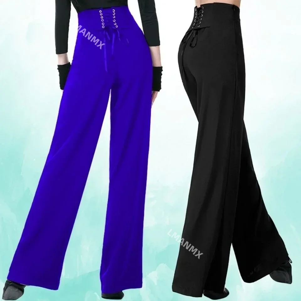 New Lace Up Dance Wear Pants Wide Legs High Waist Latin Dance Practice Clothes Modern National Standard Square Rave Festival
New Lace Up Dance Wear Pants Wide Legs High Waist Latin Dance Practice Clothes Modern National Standard Square Rave Festival