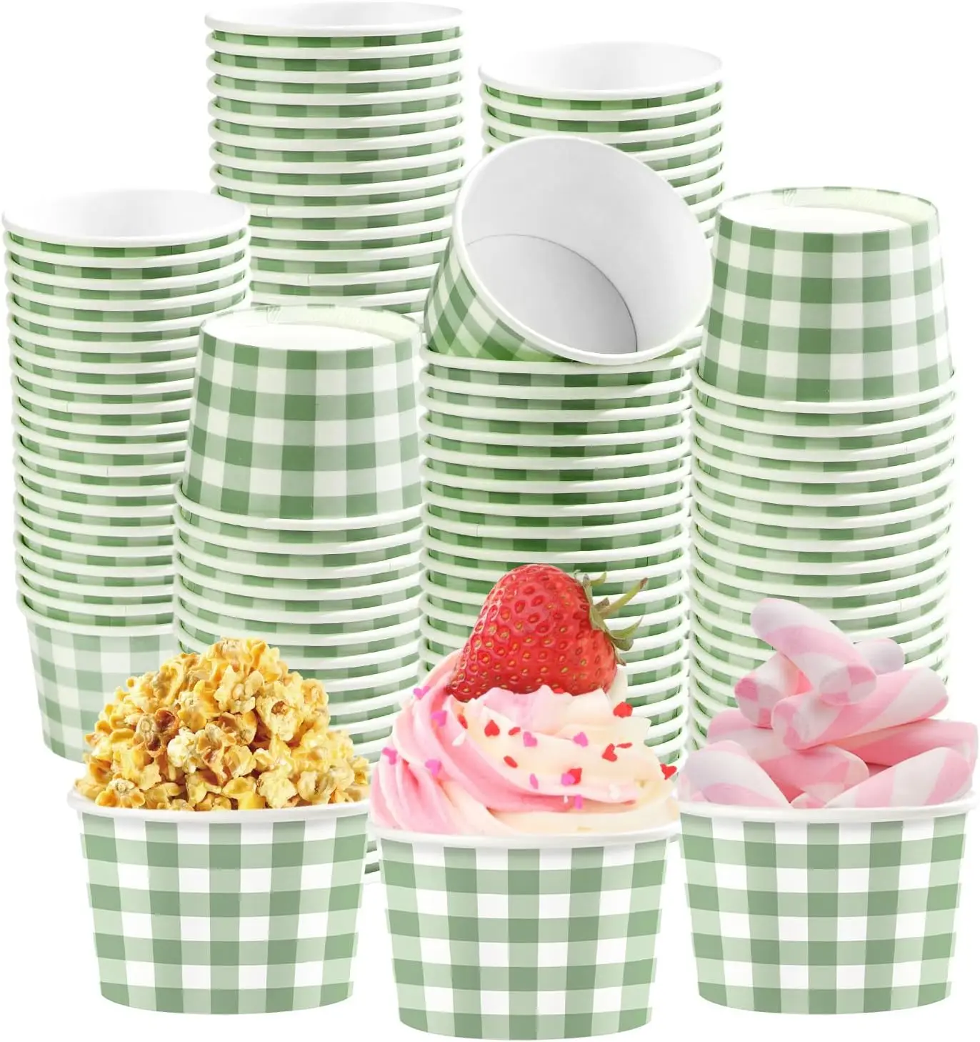 120 Pcs Gingham Paper Cups 12 oz Disposable Green Paper Dessert Snack Bowls Sage Green Gingham Ice Cream Cups Food Yogur
120 Pcs Gingham Paper Cups 12 oz Disposable Green Paper Dessert Snack Bowls Sage Green Gingham Ice Cream Cups Food Yogur
