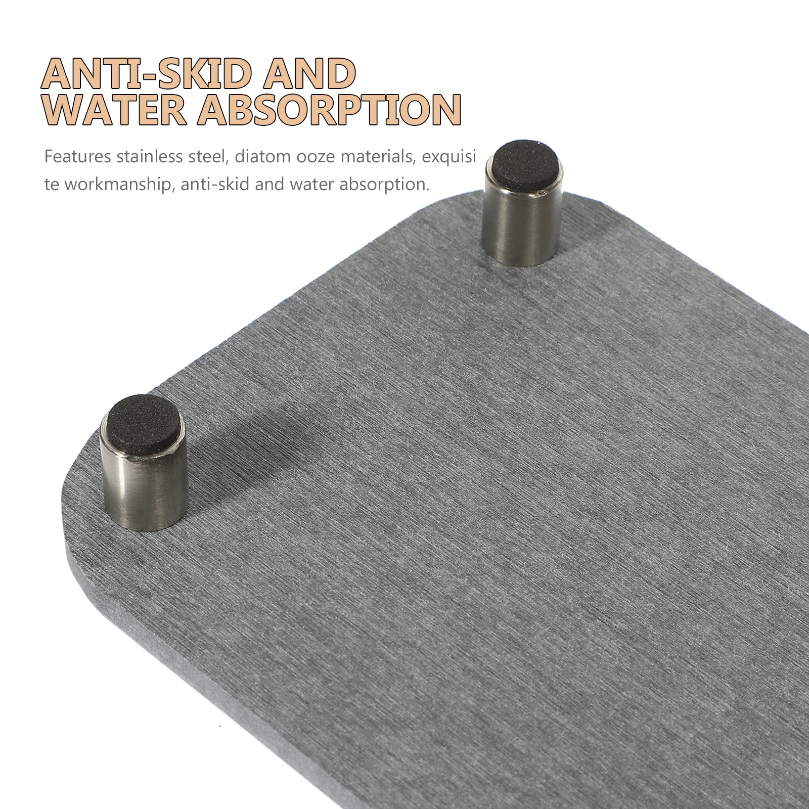Bathroom Counterop Absorbent Pad Anti-Skid Coaster Kitchen Cup Drying Rack Diatomite Mat for Soaps Mugs Home Decor 
Bathroom Counterop Absorbent Pad Anti-Skid Coaster Kitchen Cup Drying Rack Diatomite Mat for Soaps Mugs Home Decor