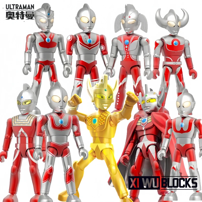 Ultraman Building Blocks Six Ultra Brothers Vol.1 Gold Ultraman Taro Ultraman Ace Splicing Movable Model Ornament Collection Toy
Ultraman Building Blocks Six Ultra Brothers Vol.1 Gold Ultraman Taro Ultraman Ace Splicing Movable Model Ornament Collection Toy
