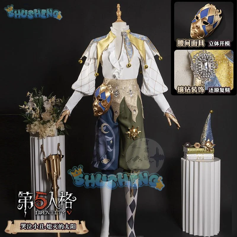 Identity ⅤJoker Weeping Clown Cosplay Costume Uniform Halloween Carnival Party Christmas Play Role Clothes Clothing Shusheng
Identity ⅤJoker Weeping Clown Cosplay Costume Uniform Halloween Carnival Party Christmas Play Role Clothes Clothing Shusheng