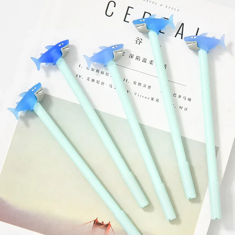 5 Pcs Kawaii Cartoon Sharks Gel Pen School Office Supplies Stationery Gift 0.5mm Blue Black Ink
5 Pcs Kawaii Cartoon Sharks Gel Pen School Office Supplies Stationery Gift 0.5mm Blue Black Ink
