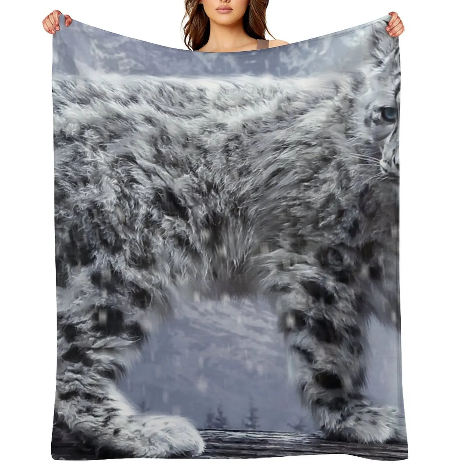 Snow Leopard Throw Blanket Summer Luxury Brand Softest Bed covers Blankets
Snow Leopard Throw Blanket Summer Luxury Brand Softest Bed covers Blankets