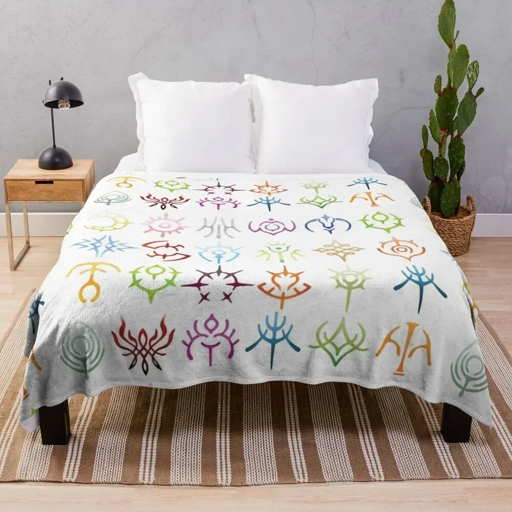The crests - colored version Throw Blanket for babies blankets and throws Blankets
The crests - colored version Throw Blanket for babies blankets and throws Blankets