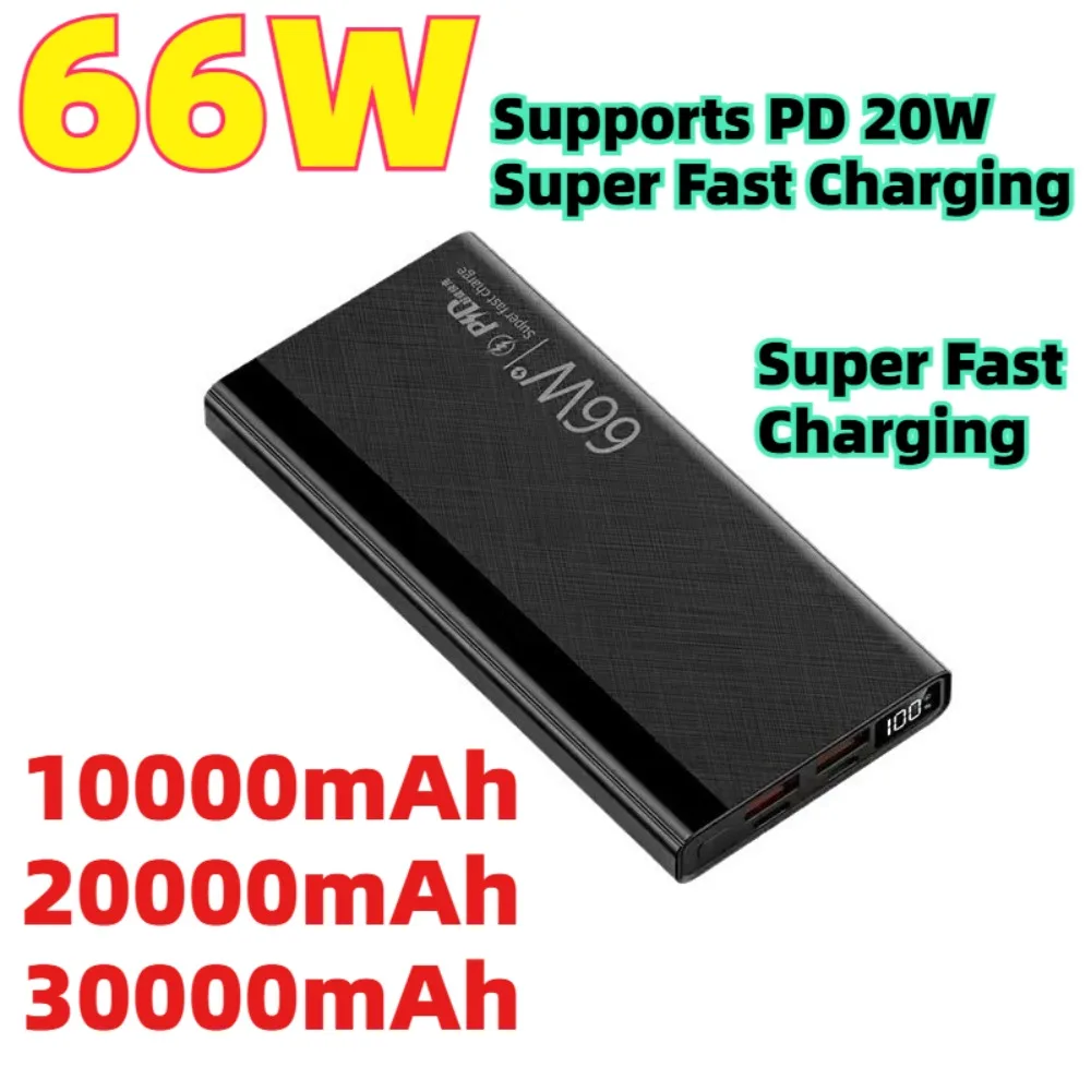 For iPhone Android 66W Super Fast Power Bank 200000mAh LED Display PD 20W Gift Fast Recharge Universal Compatibility
For iPhone Android 66W Super Fast Power Bank 200000mAh LED Display PD 20W Gift Fast Recharge Universal Compatibility