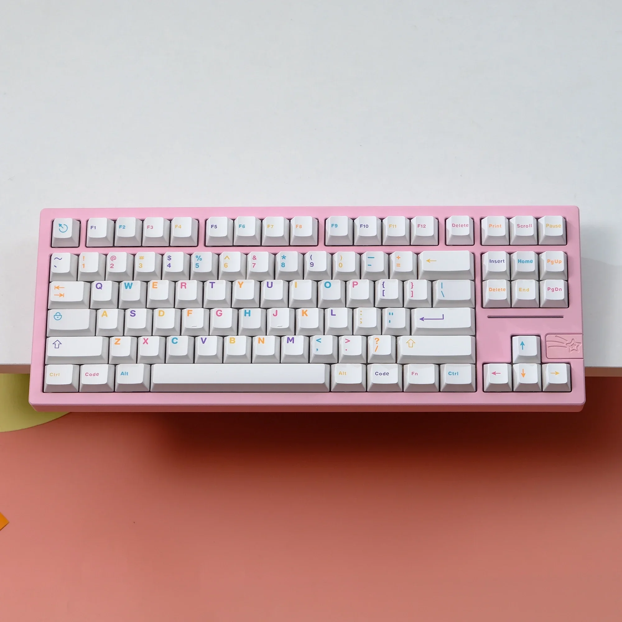 121 Keys White Underworld Colorful Keycaps Custom Double Shot ABS Keycaps Cherry Profile for MX Switches Mechanical keyboard
121 Keys White Underworld Colorful Keycaps Custom Double Shot ABS Keycaps Cherry Profile for MX Switches Mechanical keyboard