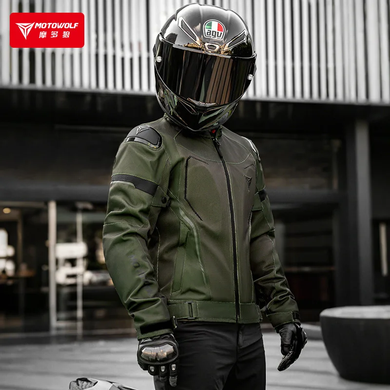 Summer Motorcycle Jacket Man Breathable Moto Clothing Wearable Anti Fall Racing Jacket with CE Certified and EVA Protection
Summer Motorcycle Jacket Man Breathable Moto Clothing Wearable Anti Fall Racing Jacket with CE Certified and EVA Protection