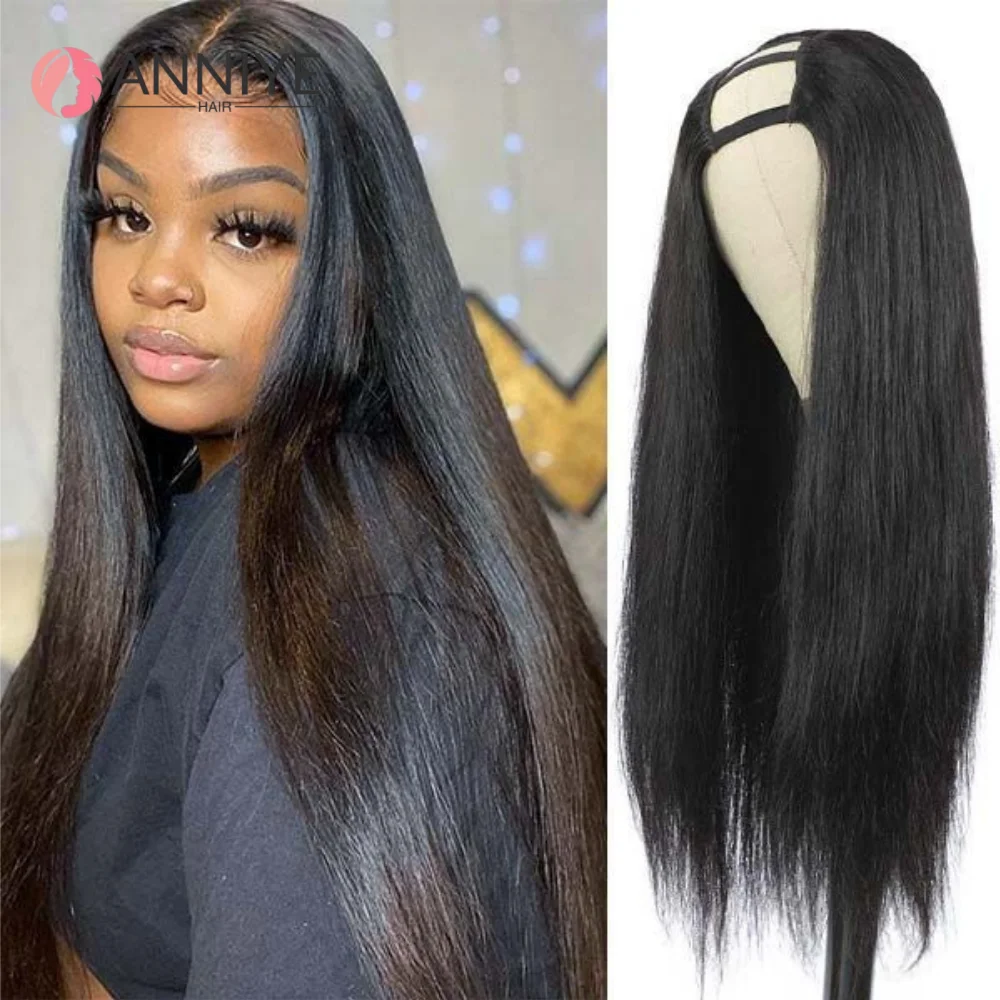 Straight Human Hair Wigs U Part Wig Human Hair No Leave Out Brazilian U Part Human Hair Wave Wigs Full Machine Made For Women
Straight Human Hair Wigs U Part Wig Human Hair No Leave Out Brazilian U Part Human Hair Wave Wigs Full Machine Made For Women