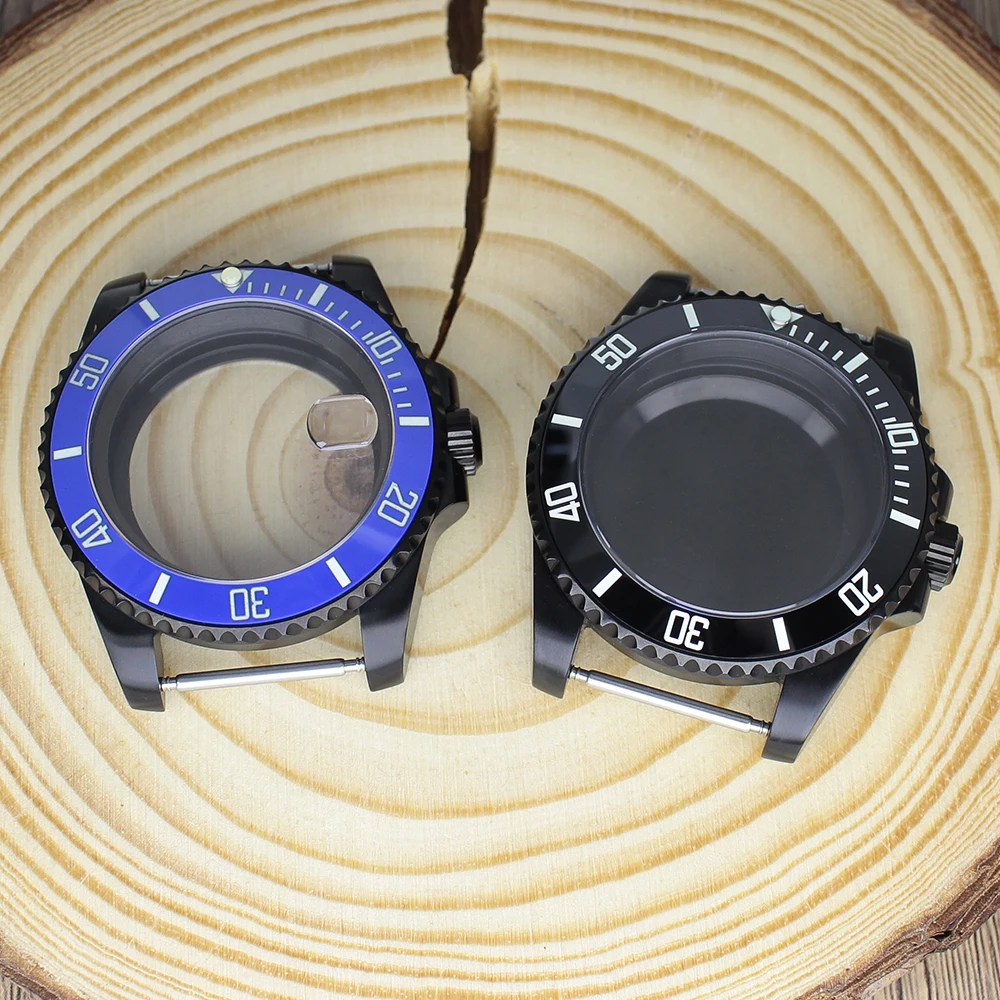 40mm NH35 Black PVD SUB Men Watch Case Sapphire For NH35 NH36 NH34 8215 ETA2824 Movt Submariner 20BAR Waterproof MOD Accessories
40mm NH35 Black PVD SUB Men Watch Case Sapphire For NH35 NH36 NH34 8215 ETA2824 Movt Submariner 20BAR Waterproof MOD Accessories