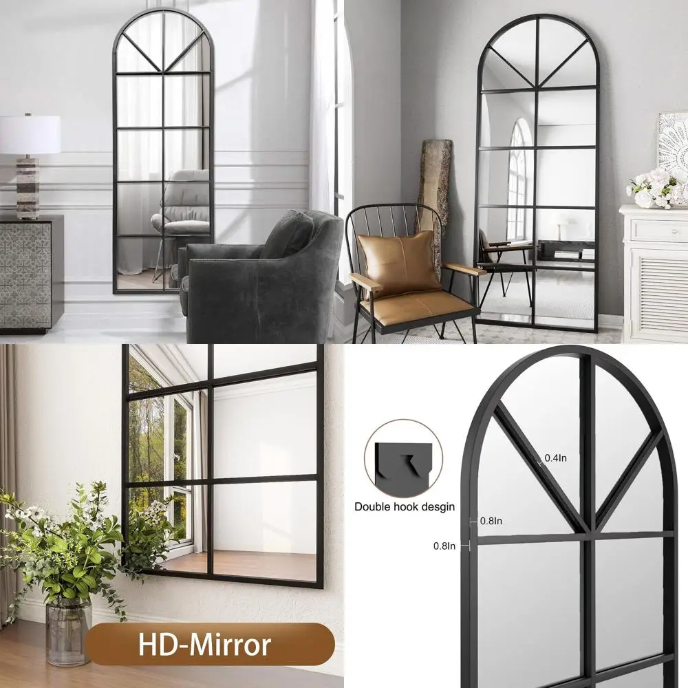 Large Arched Wall Mirror, 64x21, for Living Room, No Stand, Hanging or Leaning Options
Large Arched Wall Mirror, 64x21, for Living Room, No Stand, Hanging or Leaning Options