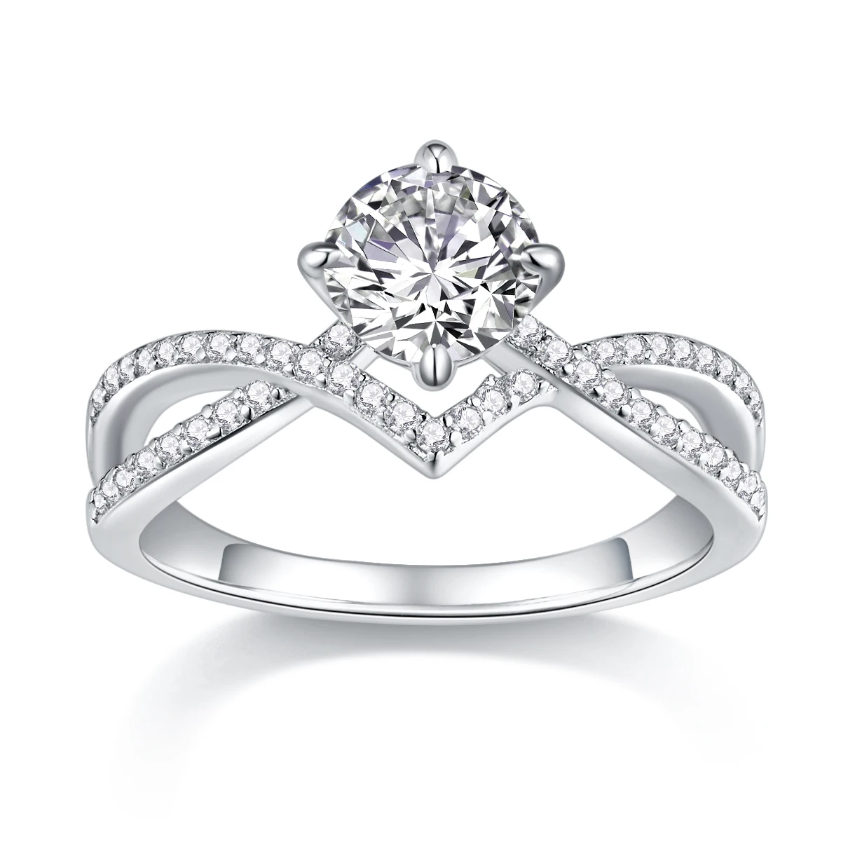 Classic 1 Carat D Grade Moissanite Wedding Ring in 925 Sterling Silver Women Fine Jewelry the Perfect Gift for Your Loved One
Classic 1 Carat D Grade Moissanite Wedding Ring in 925 Sterling Silver Women Fine Jewelry the Perfect Gift for Your Loved One