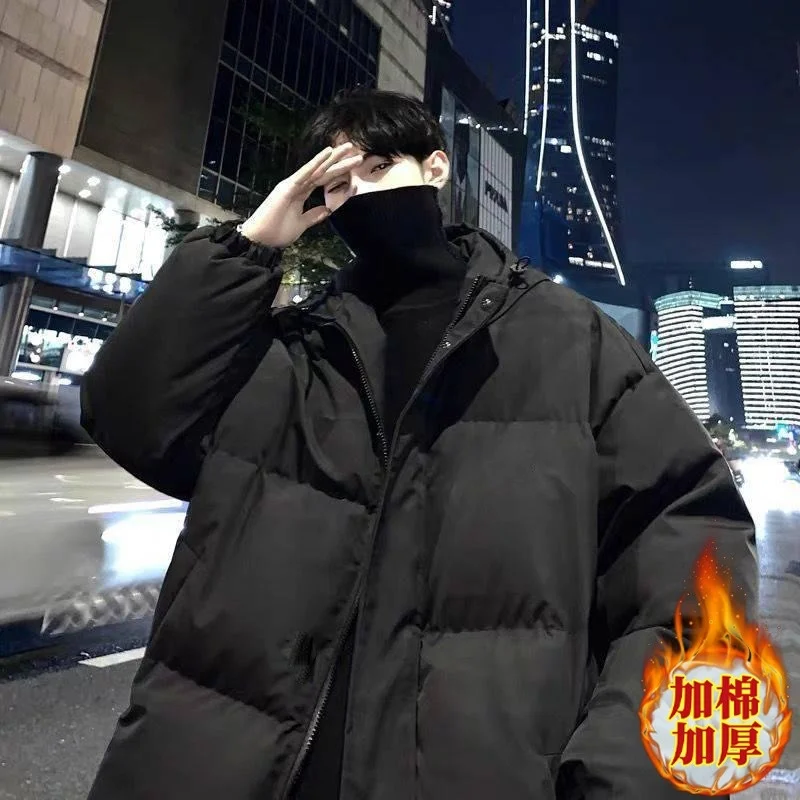 Men's Hooded Fce Lined down Cotton Jaet Loose Fit Bread Sle Coat Bla Large Size Autumn Winter Polyester Fiber Long
Men's Hooded Fce Lined down Cotton Jaet Loose Fit Bread Sle Coat Bla Large Size Autumn Winter Polyester Fiber Long