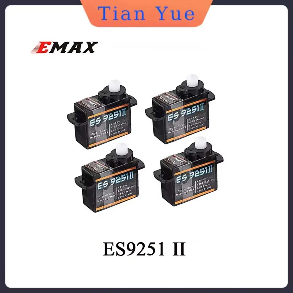 EMAX ES9051 ES9251 4.3g/2.5G Digital Servo Motor Plastic Gear 0.8kg Torque for 3D F3P Airplanes RC Accessories
EMAX ES9051 ES9251 4.3g/2.5G Digital Servo Motor Plastic Gear 0.8kg Torque for 3D F3P Airplanes RC Accessories