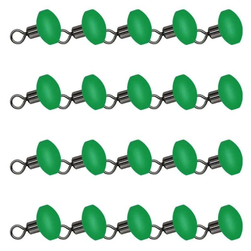 652F 20Pcs Glowing Saltwater Fishing Terminals Tackle Accessories Crosses Line Swivels Bead T Fishing Swivels Connector
652F 20Pcs Glowing Saltwater Fishing Terminals Tackle Accessories Crosses Line Swivels Bead T Fishing Swivels Connector