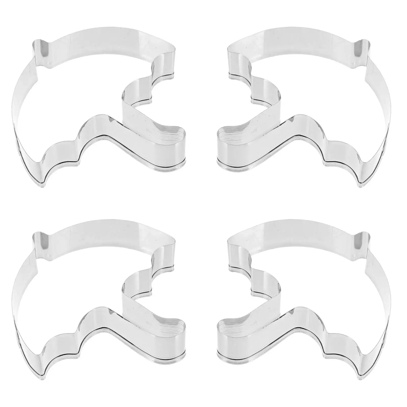 4Pcs Stainless Steel Umbrella Shaped Cookie Molds for Baking Fondant Use Easy Demold NonStick Small Silver Molds
4Pcs Stainless Steel Umbrella Shaped Cookie Molds for Baking Fondant Use Easy Demold NonStick Small Silver Molds