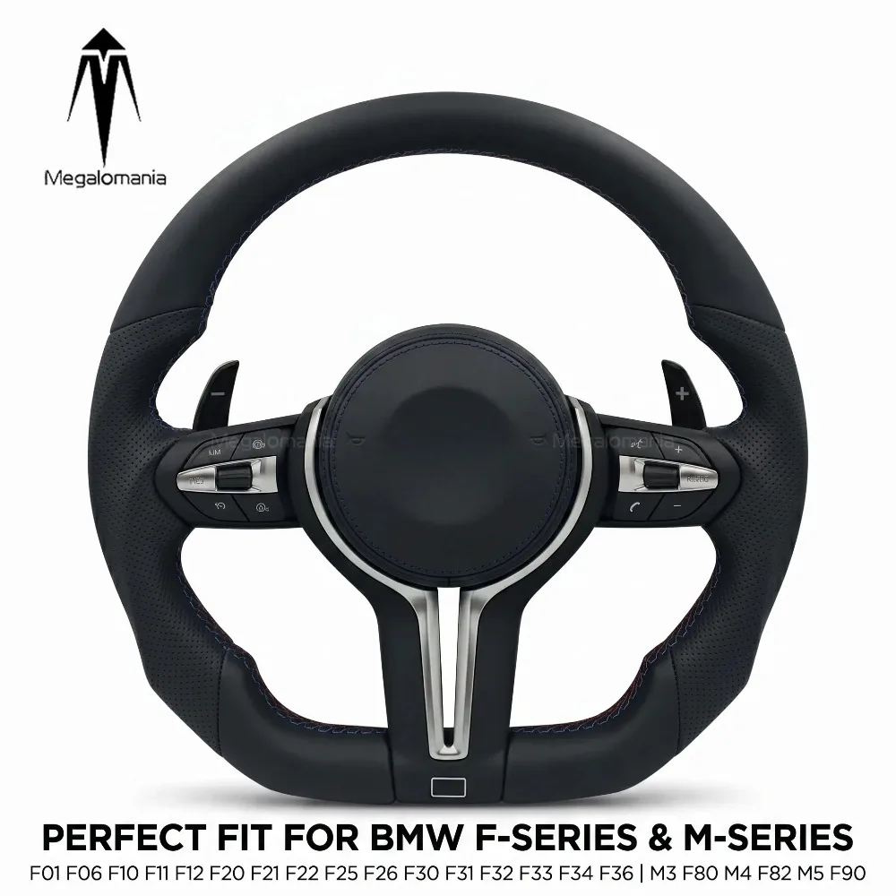 For BMW F01 F06 F10 F11 F12 F20 F21 F22 F25 F26 F30 F31 F32 F33 F34 F36 M3 F80 M4 F82 M5 F90 Flat Bottom M Sport Steering Wheel
For BMW F01 F06 F10 F11 F12 F20 F21 F22 F25 F26 F30 F31 F32 F33 F34 F36 M3 F80 M4 F82 M5 F90 Flat Bottom M Sport Steering Wheel
