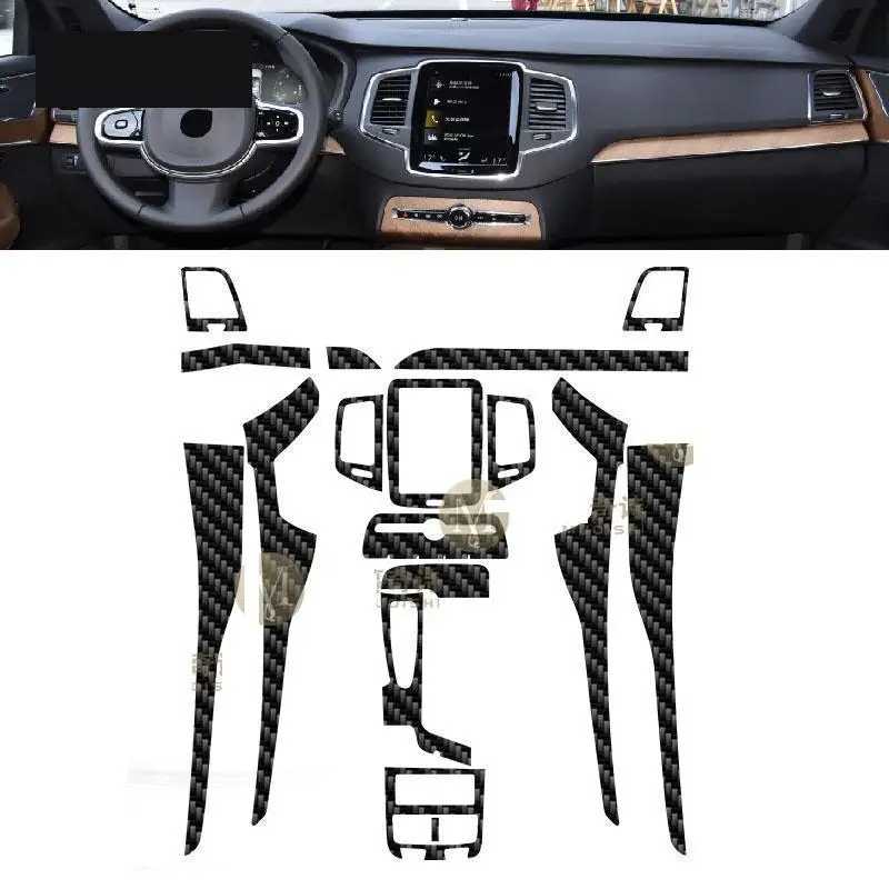 For Volvo xc90 2015-2023 Car interior carbon fibre Film 5D PET Center console Anti scratch resist film Accessories refit PPF
For Volvo xc90 2015-2023 Car interior carbon fibre Film 5D PET Center console Anti scratch resist film Accessories refit PPF