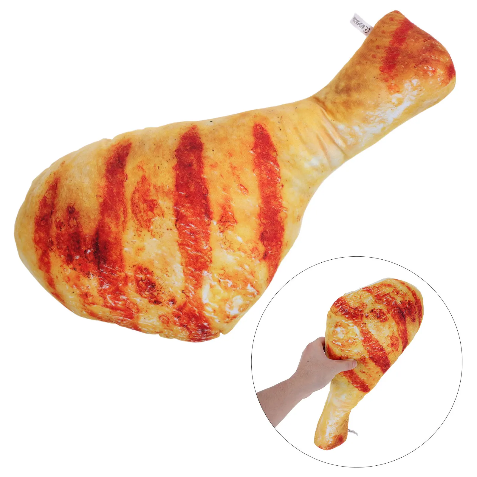 Simulation Chicken Leg Throw Pillow 3D Realistic Fried Chicken Drumstick Lumbar Support Cushion for Sofa Bedroom Home Decor
Simulation Chicken Leg Throw Pillow 3D Realistic Fried Chicken Drumstick Lumbar Support Cushion for Sofa Bedroom Home Decor