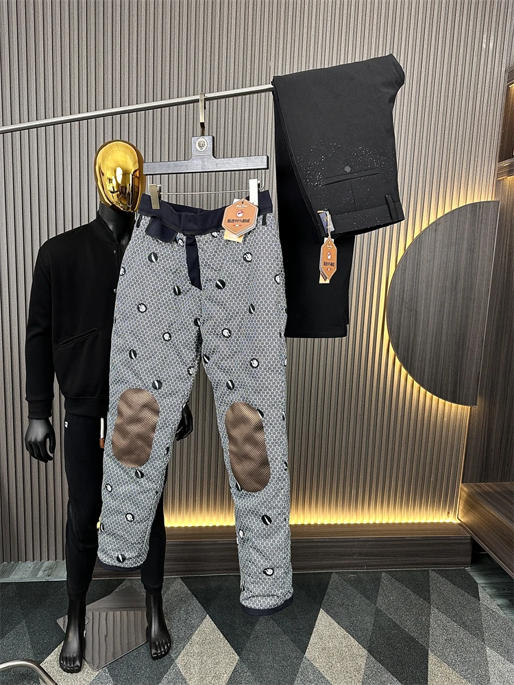 Top ade Winter Cold Resistant Men's down Pants White Goose down Straight Leg Casual Trousers Waterproof Coating Faionable...
Top ade Winter Cold Resistant Men's down Pants White Goose down Straight Leg Casual Trousers Waterproof Coating Faionable...