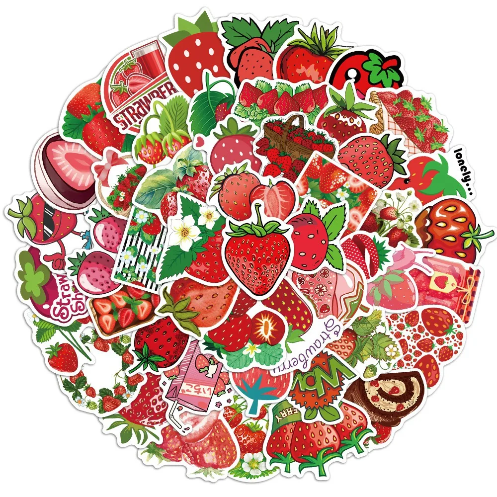 50Pcs Aesthetic Strawberry Stickers Lovely Cartoon DIY Toys Gift Decorative Decal for Scrapbook Junk Journals Laptop Bottle
50Pcs Aesthetic Strawberry Stickers Lovely Cartoon DIY Toys Gift Decorative Decal for Scrapbook Junk Journals Laptop Bottle