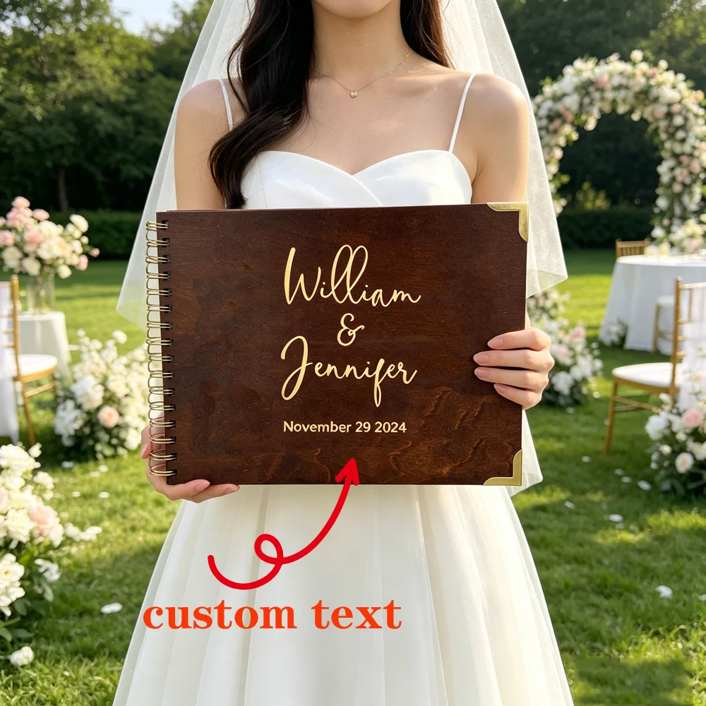 Personalized Guest Book Wedding Album Memory Wooden Reception Guest Book Keepsake For Custom Name Graduation Album Book
Personalized Guest Book Wedding Album Memory Wooden Reception Guest Book Keepsake For Custom Name Graduation Album Book