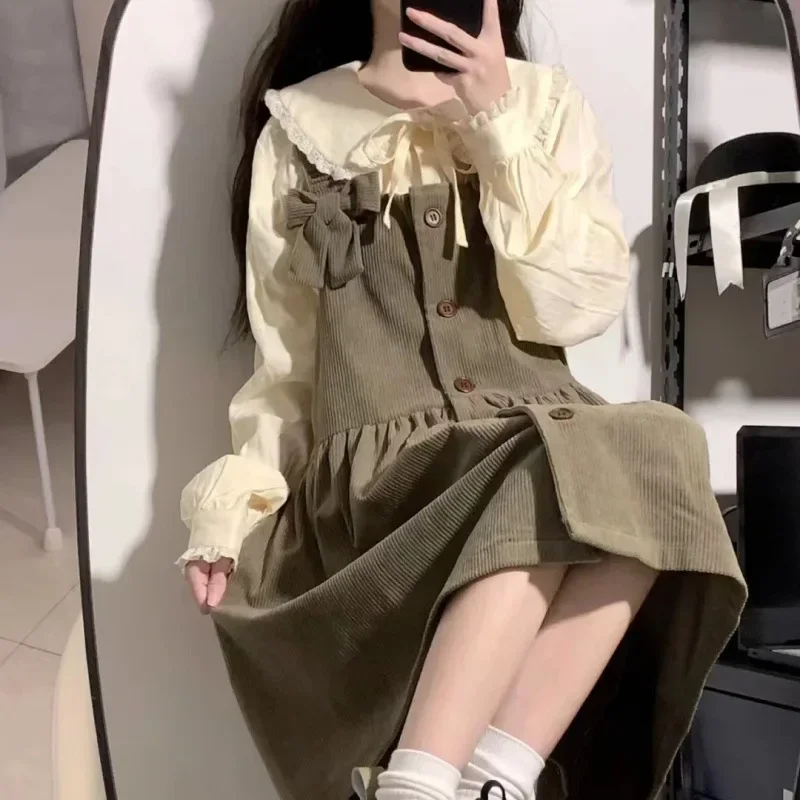 Elegant Sweet Set Autumn/Winter Loose-Fit Medium-Length 2025 Gentle Style Women's Versatile 2-Piece Set Students gsdfdfds2
Elegant Sweet Set Autumn/Winter Loose-Fit Medium-Length 2025 Gentle Style Women's Versatile 2-Piece Set Students gsdfdfds2