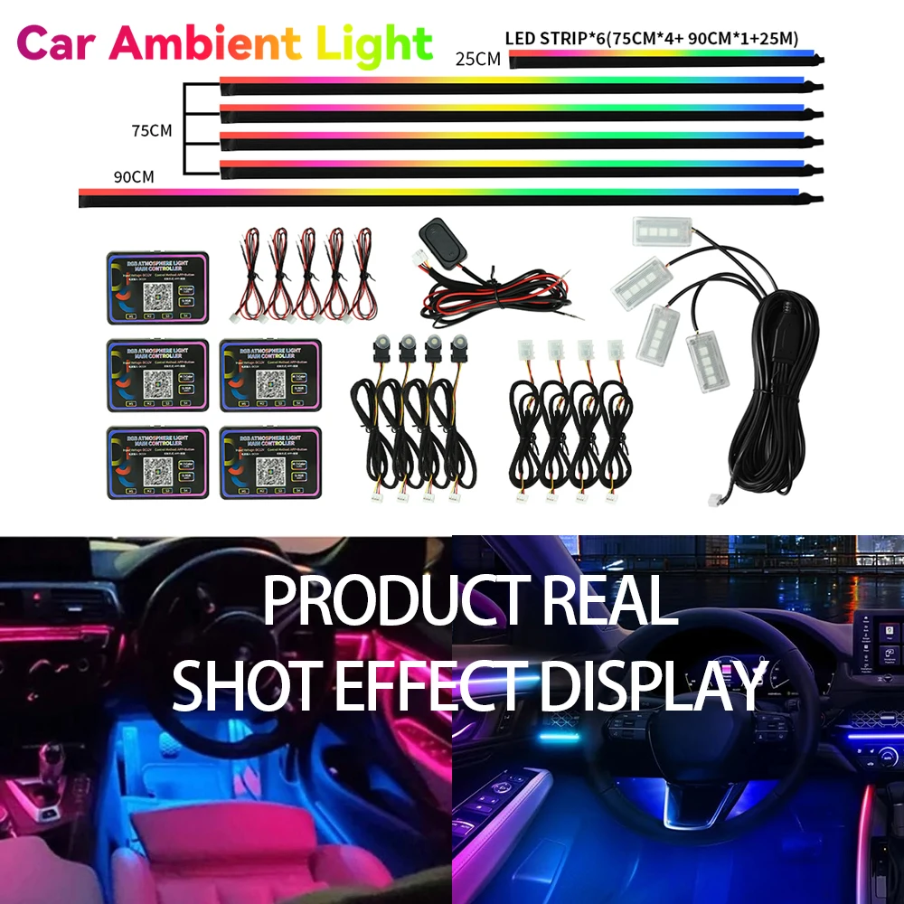 Ambient Interior LED Lights For Tesla Model 3 Y S X Full Color RGB LED USB APP Control Remote Acrylic Atmosphere 12V
Ambient Interior LED Lights For Tesla Model 3 Y S X Full Color RGB LED USB APP Control Remote Acrylic Atmosphere 12V