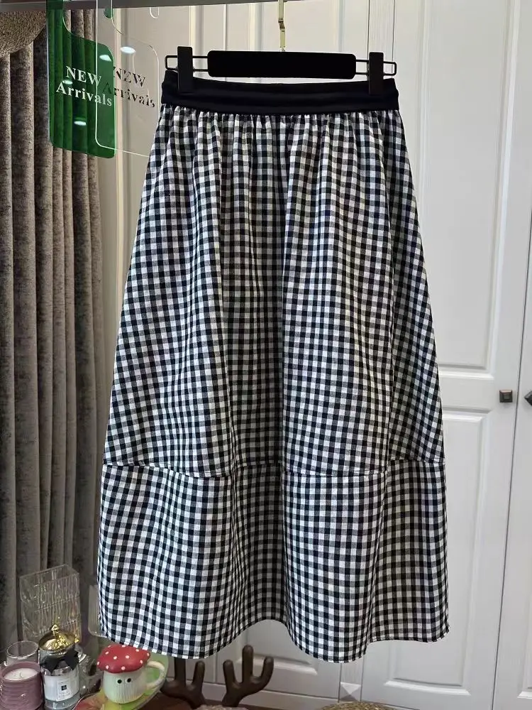 Trendy Cotton Linen ter Ne Dr High Waist A-Line Skirt Korean Sle Commute Cheered Pattern Summer 2024
Trendy Cotton Linen ter Ne Dr High Waist A-Line Skirt Korean Sle Commute Cheered Pattern Summer 2024