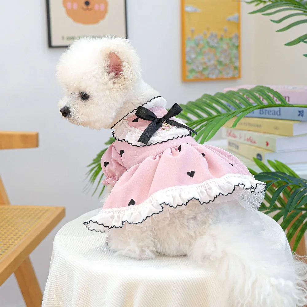 Fashion Cute Dog Princess Dress Breathable Lightweight Pet Puppy Clothing Love Lace Dog Fluffy Skirt For Small Medium Cat Dogs
Fashion Cute Dog Princess Dress Breathable Lightweight Pet Puppy Clothing Love Lace Dog Fluffy Skirt For Small Medium Cat Dogs