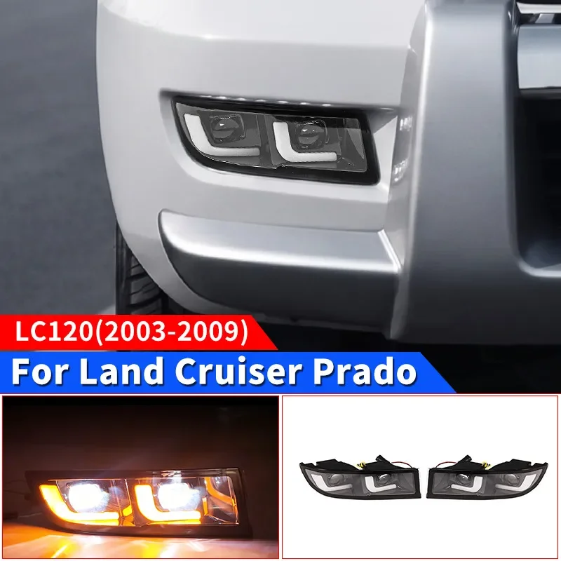 For Toyota 2003 2009 Land Cruiser Prado LC120 120 j120 LED Lens Fog Light Upgrade Replacement Car Exterior Lighting Accessories
For Toyota 2003 2009 Land Cruiser Prado LC120 120 j120 LED Lens Fog Light Upgrade Replacement Car Exterior Lighting Accessories