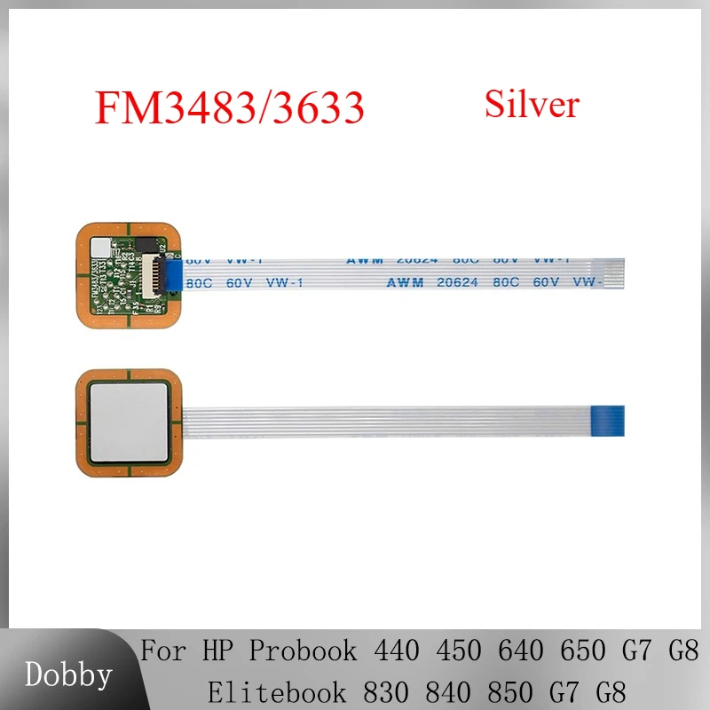 New Fingerprint Reader For HP Probook 440 450 640 650 G7 G8 Elitebook 830 840 850 G7 G8 Fingerprint Recognizer FM3483/3633
New Fingerprint Reader For HP Probook 440 450 640 650 G7 G8 Elitebook 830 840 850 G7 G8 Fingerprint Recognizer FM3483/3633
