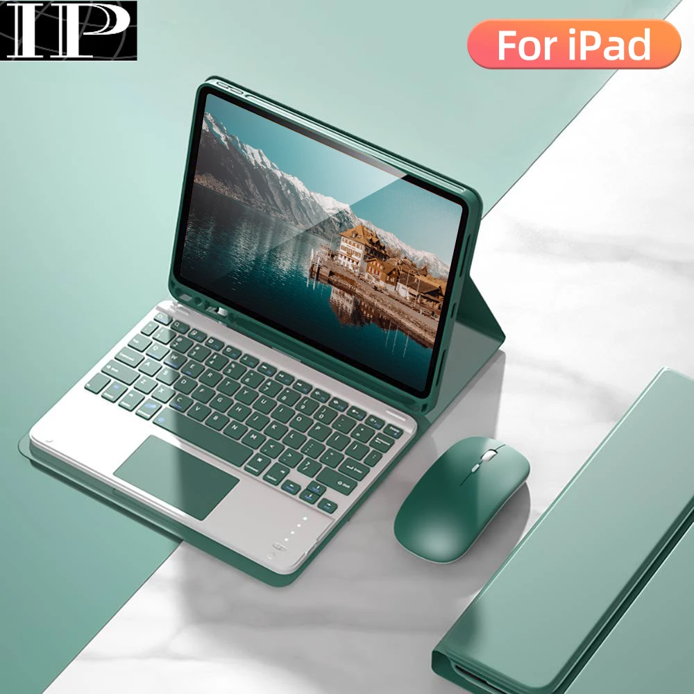 Tablet Keyboard Case For iPad Pro 11 7/8/9th 10.2 10th Generation Air 4 5 10.9 Air 3 Pro 10.5 5/6th Pro 9.7 Magnetic Funda Cover
Tablet Keyboard Case For iPad Pro 11 7/8/9th 10.2 10th Generation Air 4 5 10.9 Air 3 Pro 10.5 5/6th Pro 9.7 Magnetic Funda Cover