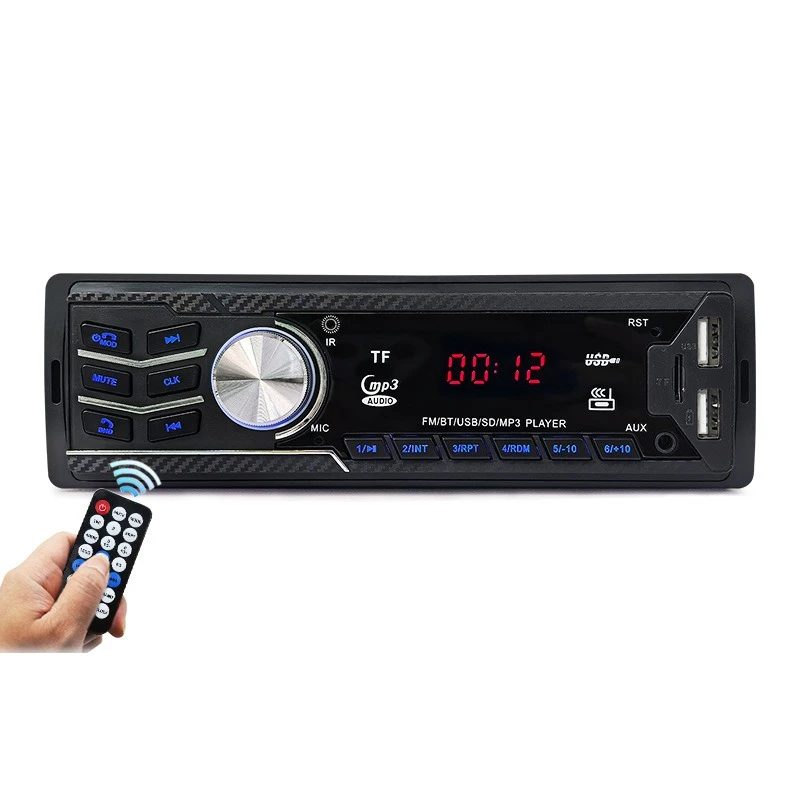 Автомобильный радиоприемник 1 Din, стерео Mp3-плеер, цифровой Bluetooth FM-приемник, авторадио с картой AUX/USB/TF в комплекте приборной панели
Автомобильный радиоприемник 1 Din, стерео Mp3-плеер, цифровой Bluetooth FM-приемник, авторадио с картой AUX/USB/TF в комплекте приборной панели