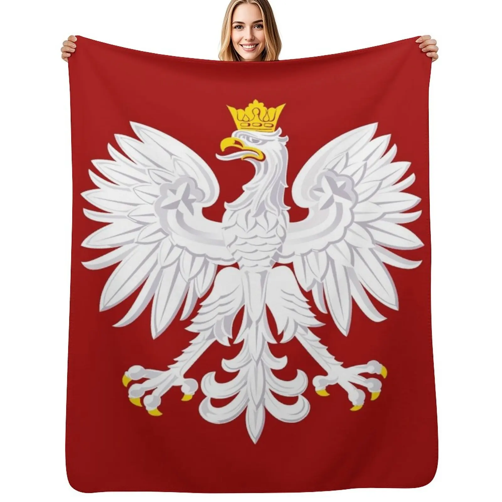 Polish Eagle Throw Blanket Soft Sherpa Fleece Warm Blanket for Winter
Polish Eagle Throw Blanket Soft Sherpa Fleece Warm Blanket for Winter