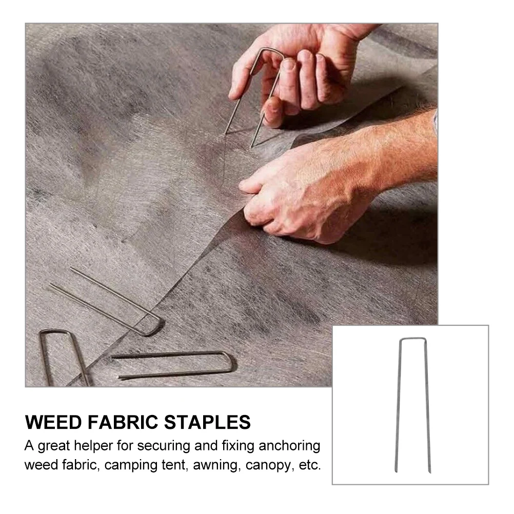 30pcs Sod Nails Grass Stakes Heavy Duty Firm Ground Stakes Weed Fabric Pins Camping Tent Pegs for Lawn
30pcs Sod Nails Grass Stakes Heavy Duty Firm Ground Stakes Weed Fabric Pins Camping Tent Pegs for Lawn