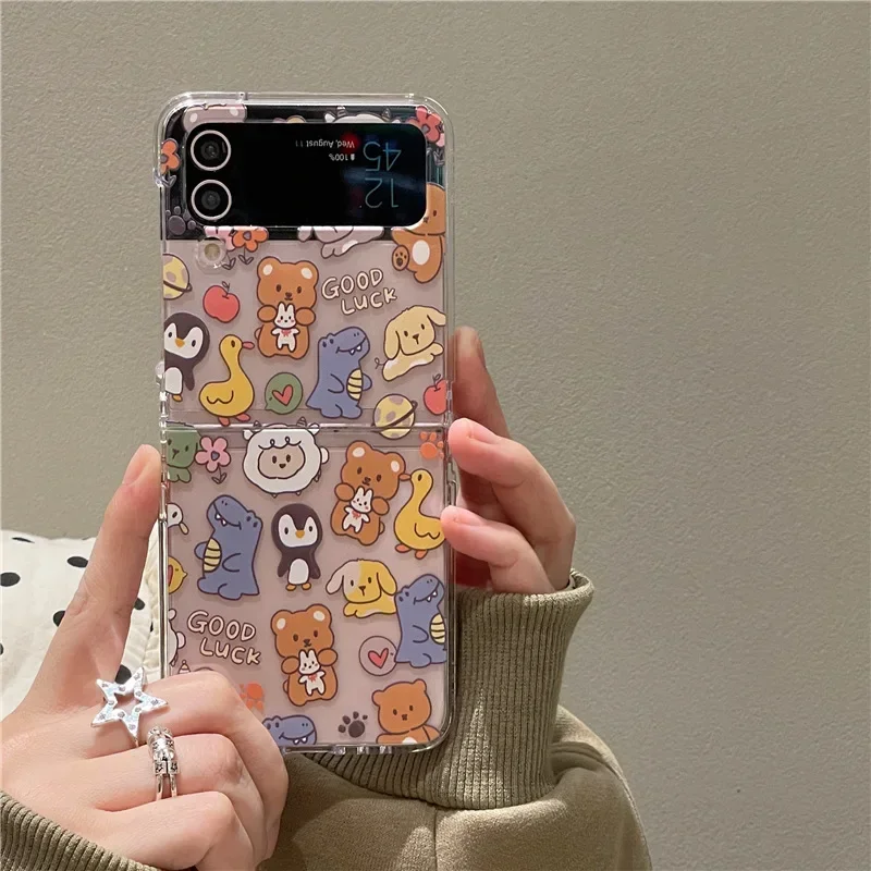 Animal Cartoon Phone Case for Samsung Galaxy Z Flip 6 5 4 3 Protective Back Cover for ZFlip4 ZFlip5 ZFlip6 Case Shell
Animal Cartoon Phone Case for Samsung Galaxy Z Flip 6 5 4 3 Protective Back Cover for ZFlip4 ZFlip5 ZFlip6 Case Shell